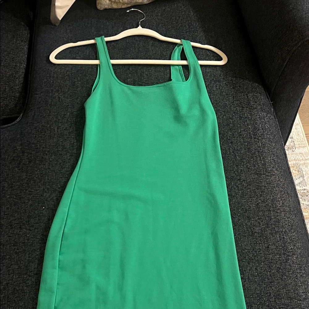 Zara Vibrant Green Midi Dress